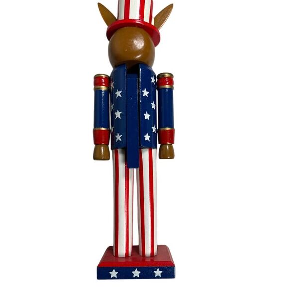 Patriotic American Eagle Nutcracker Holiday Decor Christmas Decoration - Picture 3 of 3